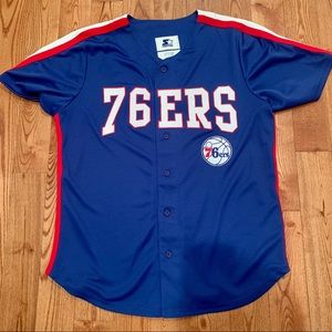 Philadelphia 76ers starter baseball jersey